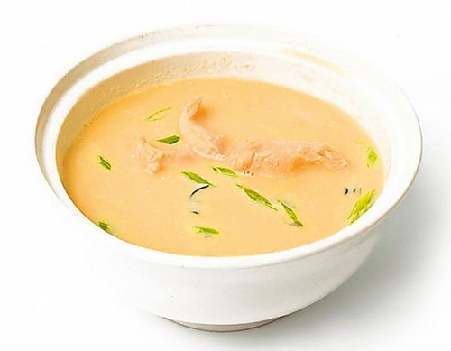 Сырный суп пюре из семги